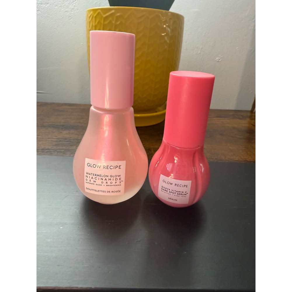 Glow Recipe Watermelon Glow Niacinamide Dew 1.3 oz & Guava dark spot 15ml new